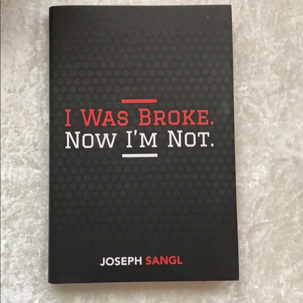 BOOK - I WAS BROKE. NOW I’M NOT. Hardcover NEW